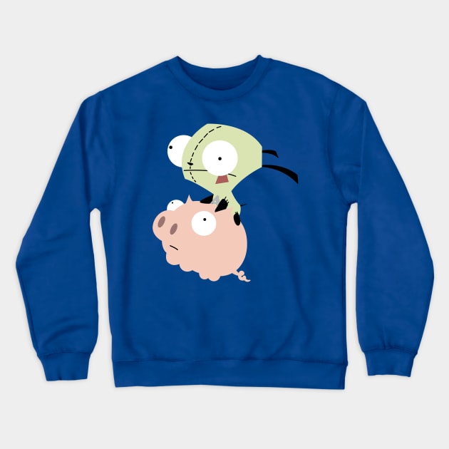 Invader Gir? Crewneck Sweatshirt by BlazedAustralia